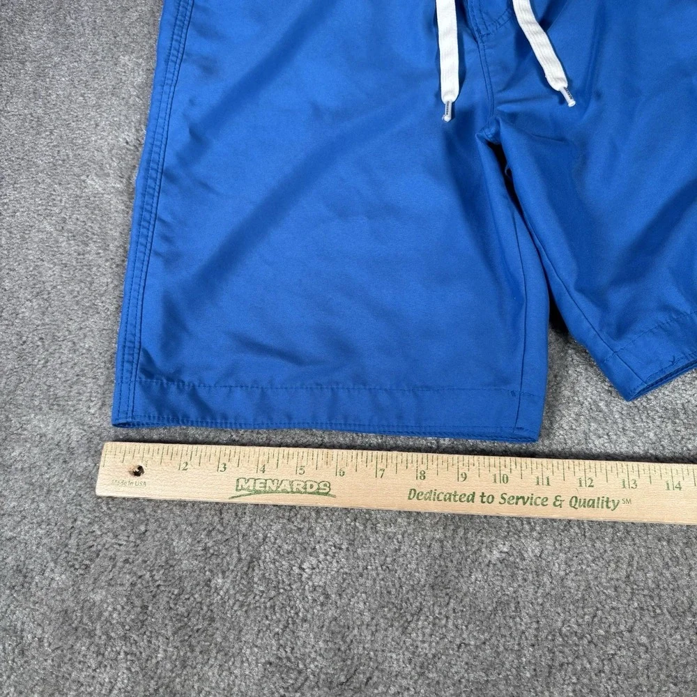Abercrombie & Fitch Board Shorts Mens L Blue Unlined Swim Trunks Surf Y2K‎